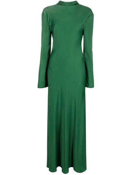 cowl neck full-length dress