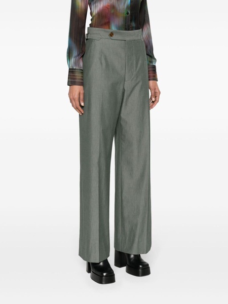 Lauren high-waist wide-leg trousers