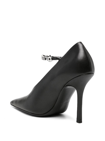 Delphine 105mm logo-lettering pumps 