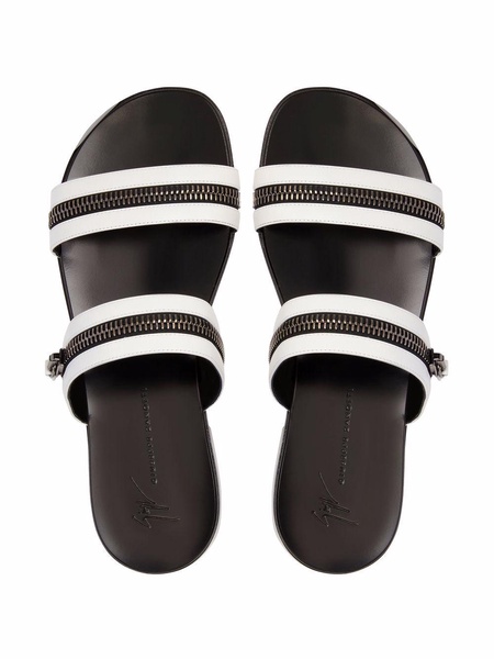 Brad zip-detail sandals