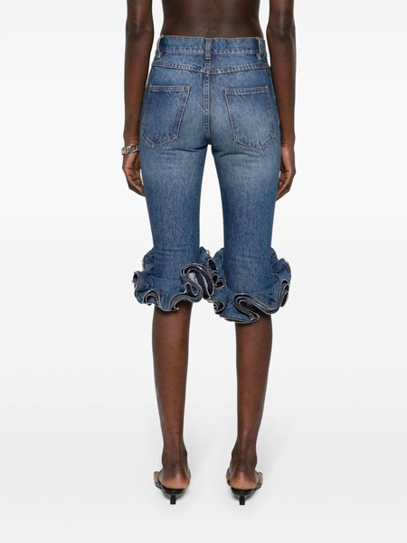 mid-rise cropped jeans