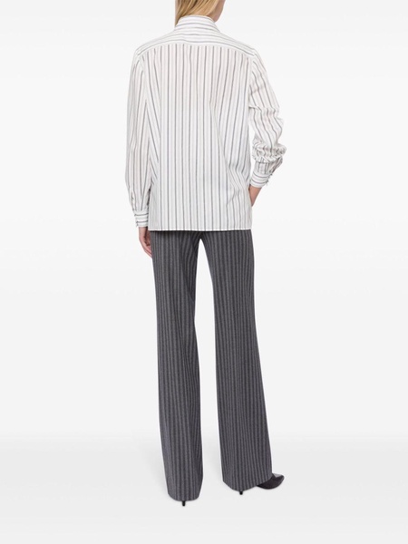 mid-rise tailored trousers