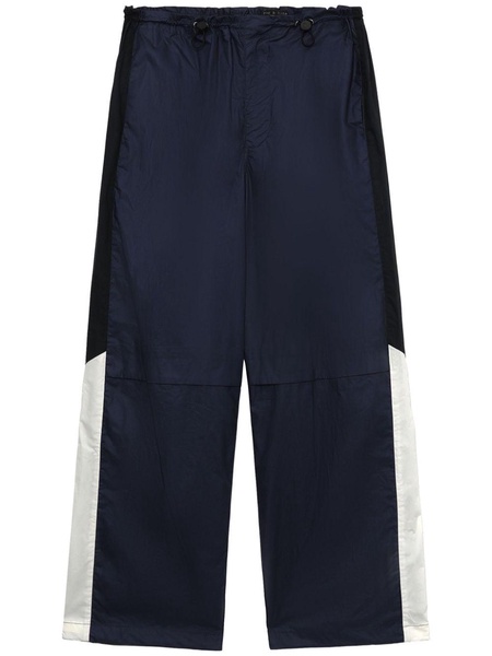 panelled wide-legged trousers