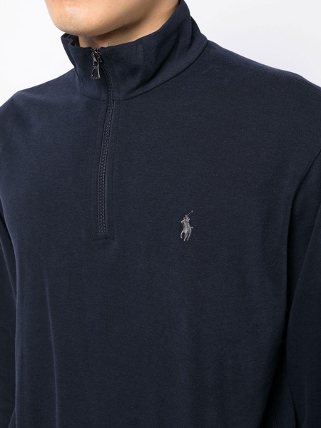 jersey quarter-zip pullover