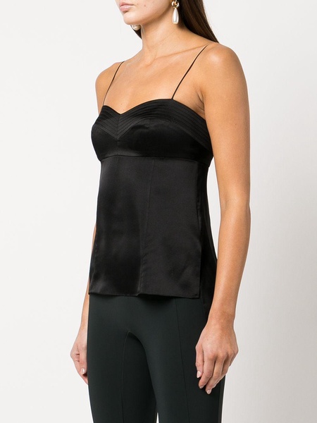 bustier camisole silk top 