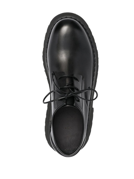 lace-up leather derby shoes 