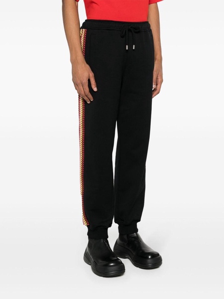 striped track pants