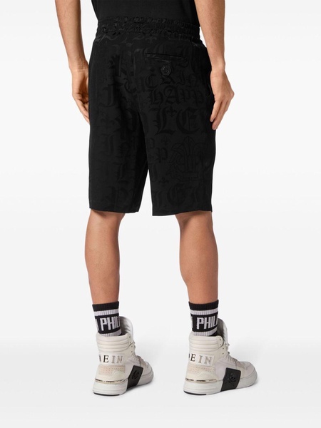 monogram-jacquard bermuda shorts