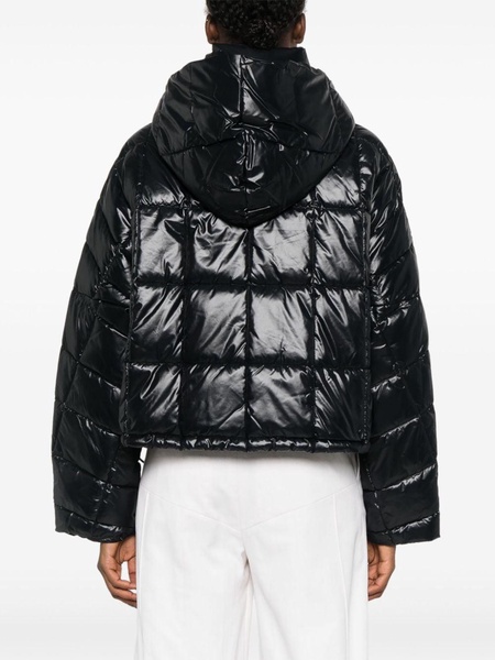 hooded puffer jacket