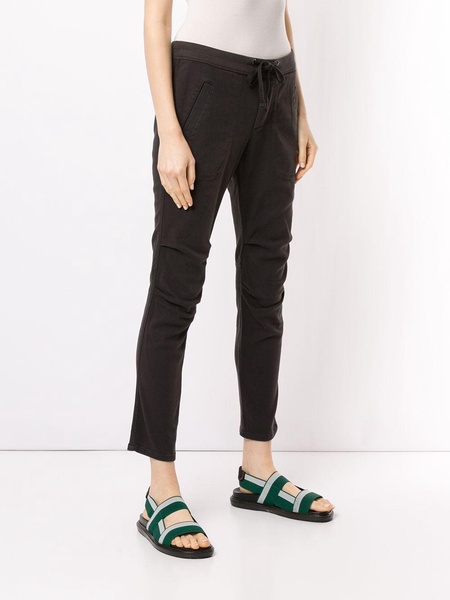 slim cropped trousers