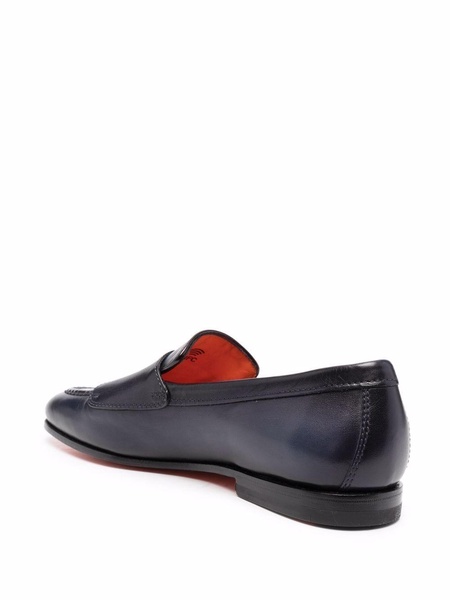 side buckle-fastening monk shoes