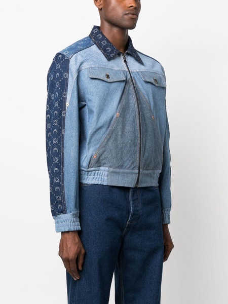 patchwork denim jacket