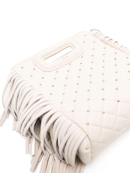 M studded leather mini bag