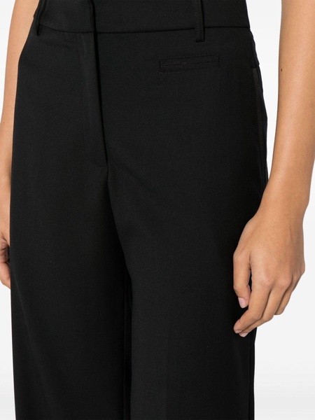 high-rise wide-leg trousers