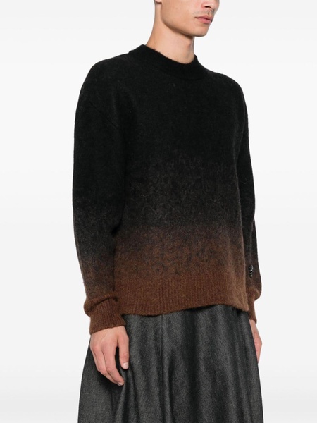 Brown Ombré Effect Sweater