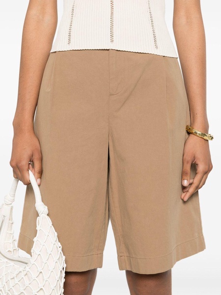 tailored cotton shorts