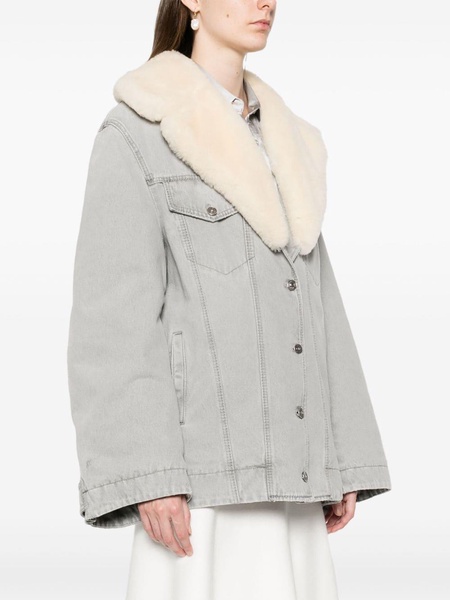 fur-collar jacket