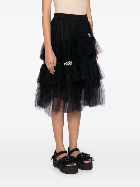 tiered tulle skirt