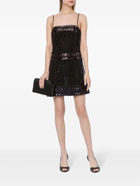 sequin-embellished mini dress