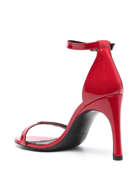 90mm patent leather sandals