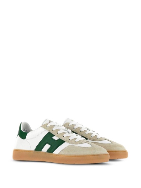 Cool leather panelled sneakers