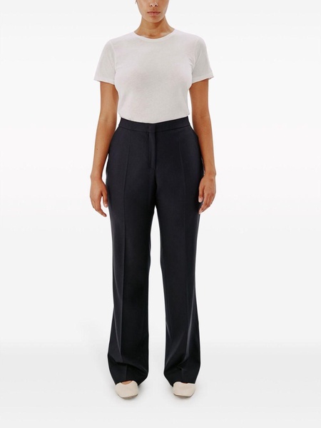  flared merino wool trousers