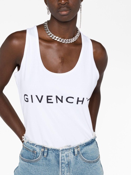 Givenchy Logo Cotton Tank Top