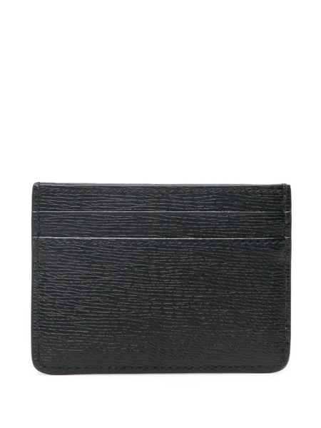 Black Logo Lettering Card Holder