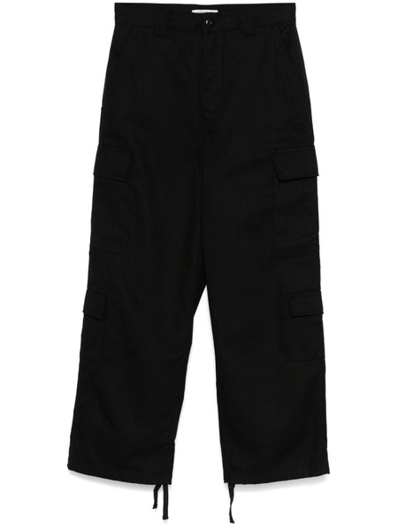 logo-patch straight trousers 