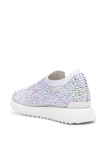 Claire crystal-embellished sneakers