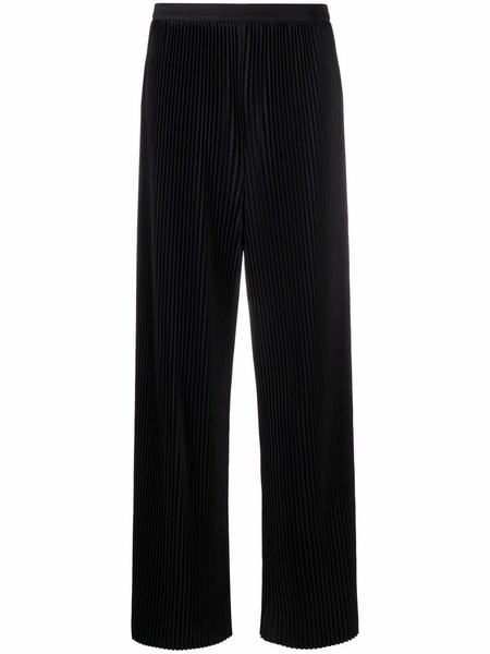 high-waist pleated trousers