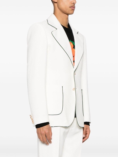 Tennis single-breasted blazer