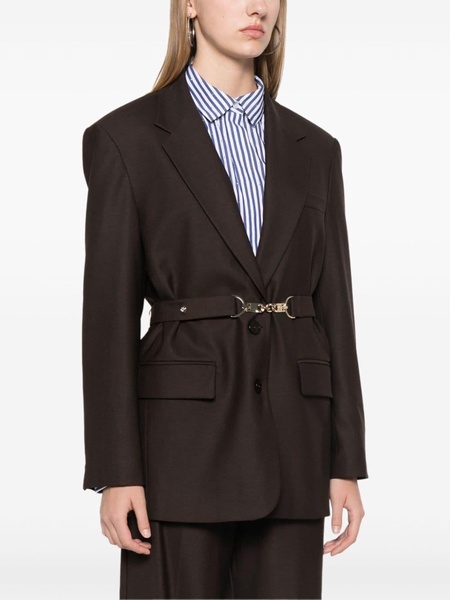 belted blazer