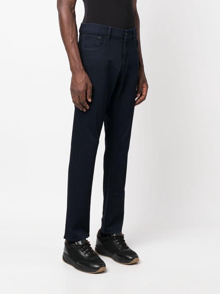 mid-rise slim-fit jeans