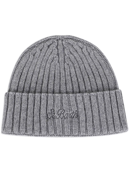 logo-embroidered beanie 