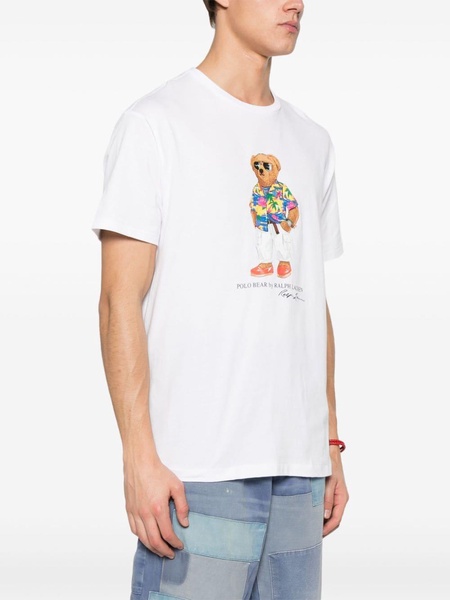 Polo Bear-print cotton T-shirt