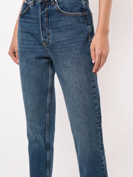 Sonya high-rise straight jeans