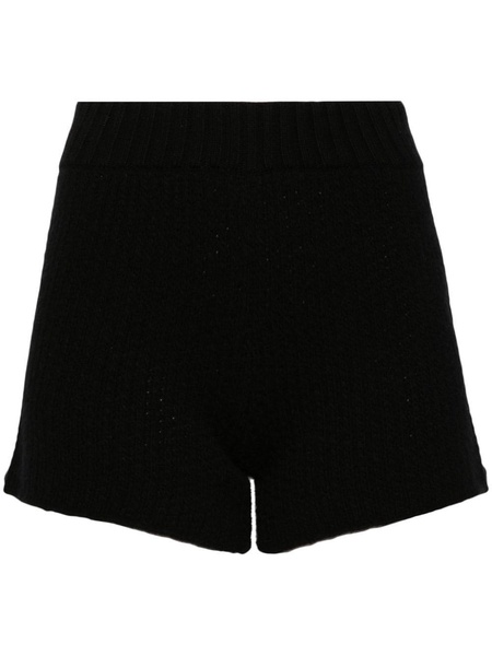 cashmere-blend knitted shorts