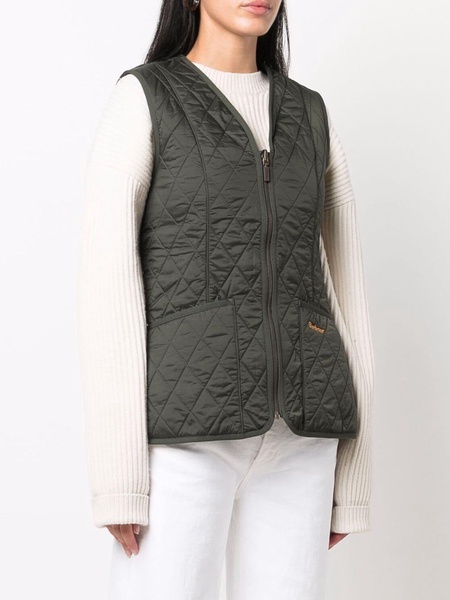 Betty zipped quilted gilet