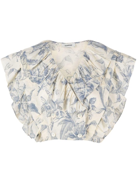 Josey floral-print blouse