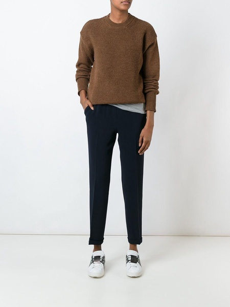 straight-leg trousers