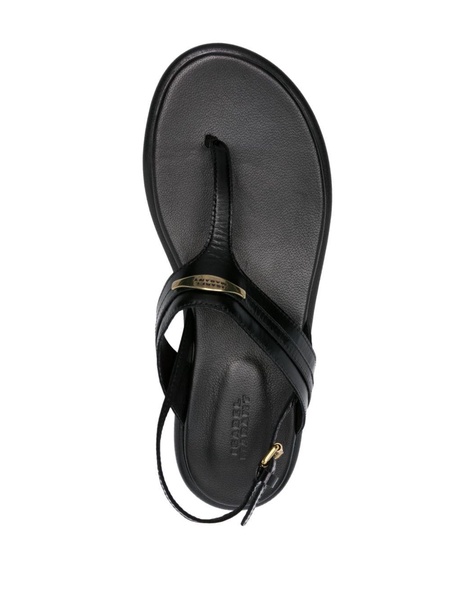 Nya leather slingback sandals