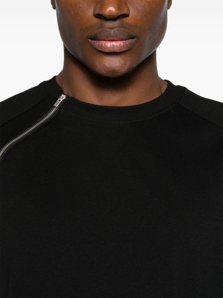 Sequence zip-detail cotton T-shirt