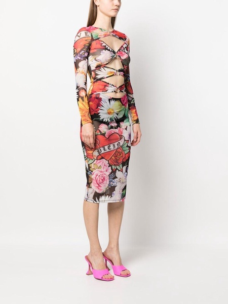 Love Flowers midi dress