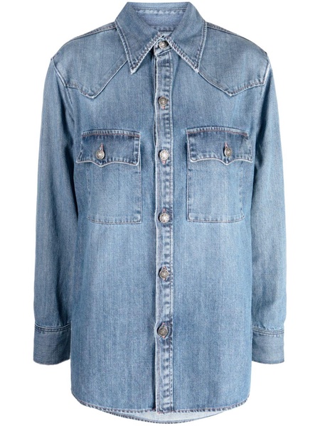 Sara pockets denim shirt