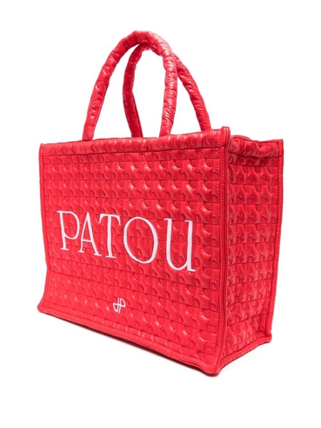 large Patou quilted tote bag