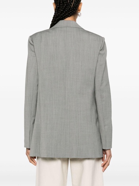 peak-lapel single-breasted blazer