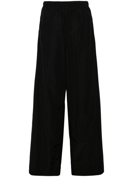 wide-leg technical poplin track pants