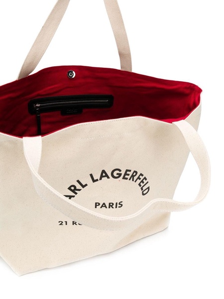 Rue St-Guillaume canvas tote bag