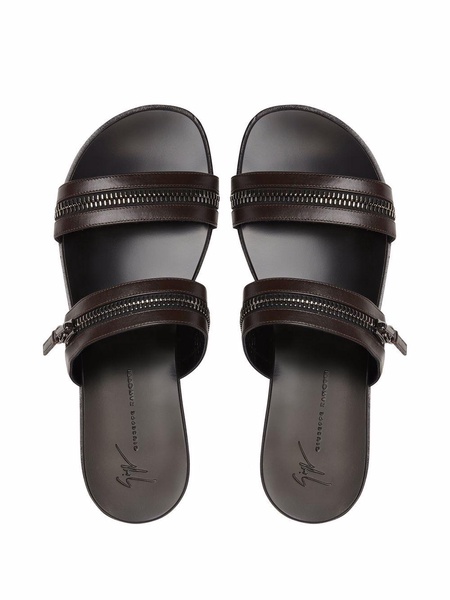 Brad zip-detail sandals